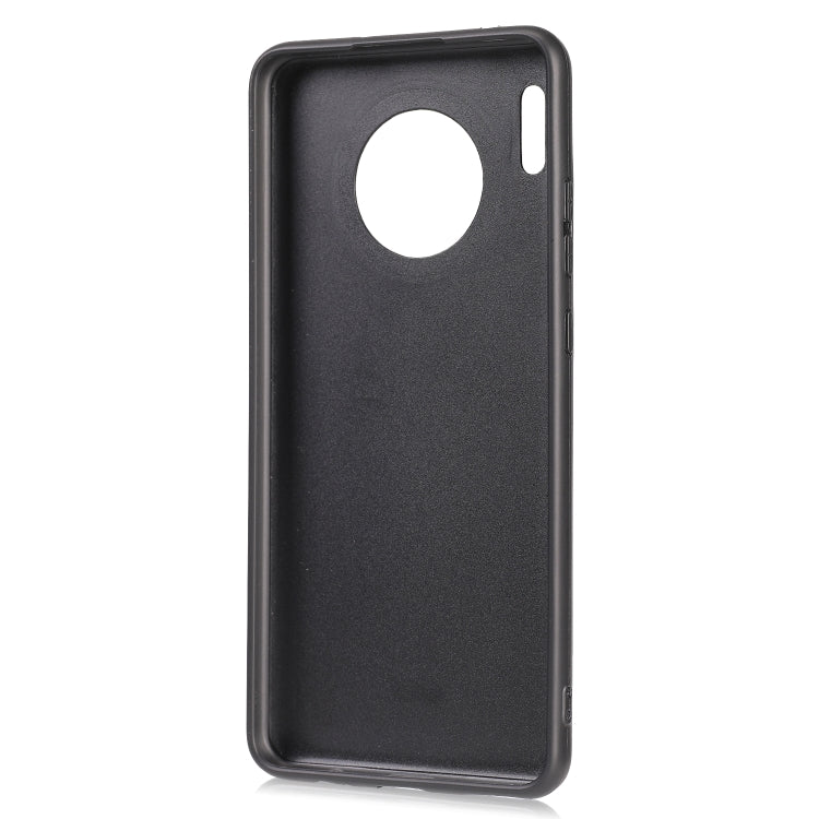 For Huawei Nova 7 Crazy Horse Textured Calfskin PU+PC+TPU Case