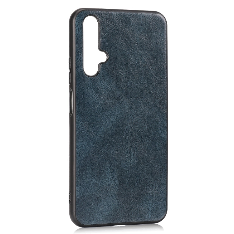 For Huawei Honor 20 Crazy Horse Textured Calfskin PU+PC+TPU Case