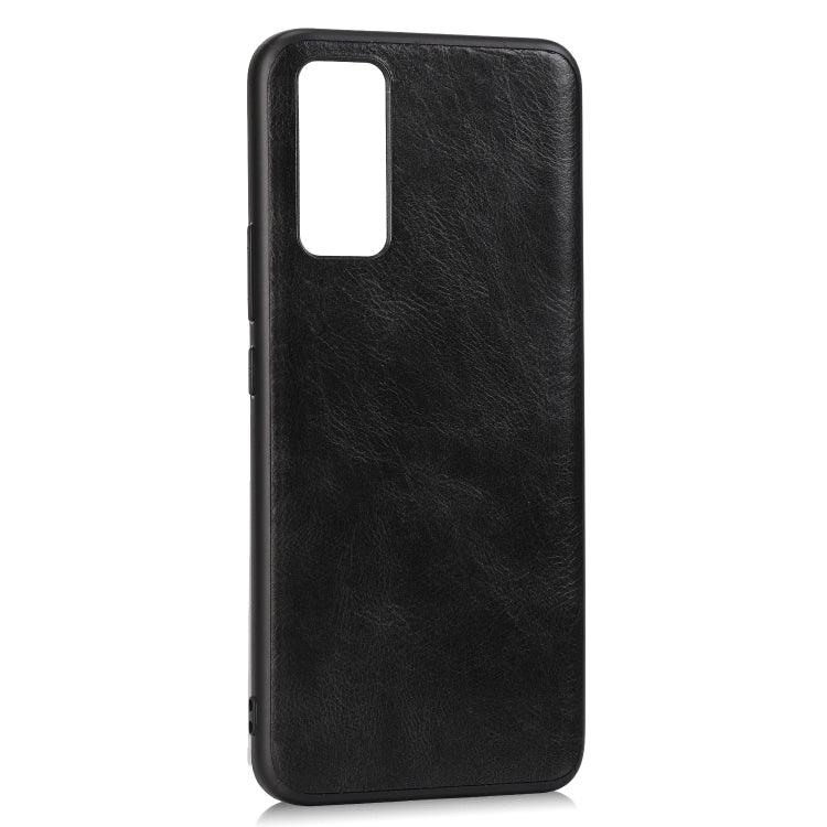 For Huawei Honor 30 Crazy Horse Textured Calfskin PU+PC+TPU Case