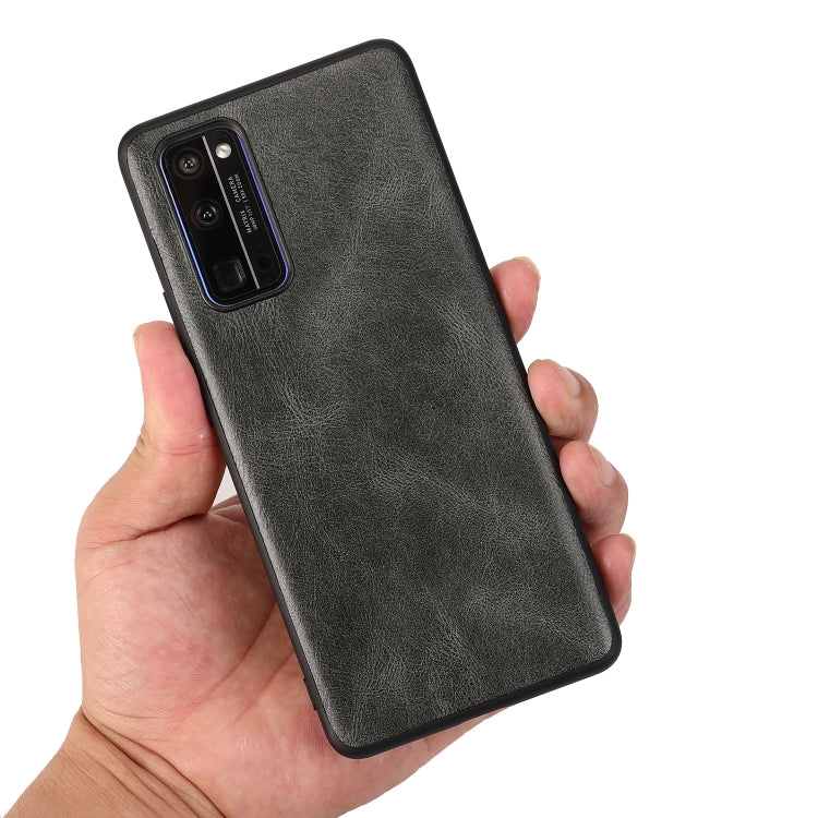 For Huawei Honor 30 Pro Crazy Horse Textured Calfskin PU+PC+TPU Case