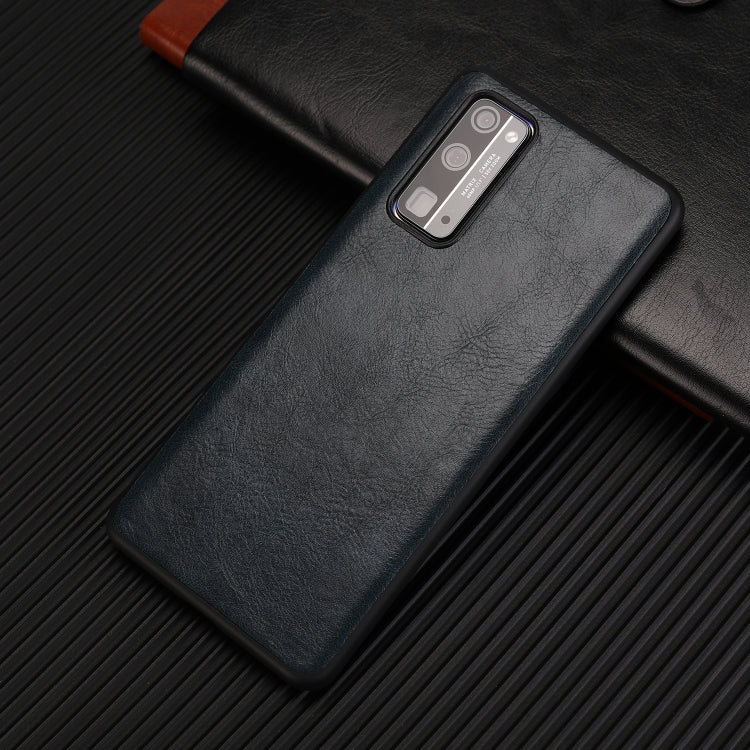 For Huawei Honor 30 Pro Crazy Horse Textured Calfskin PU+PC+TPU Case