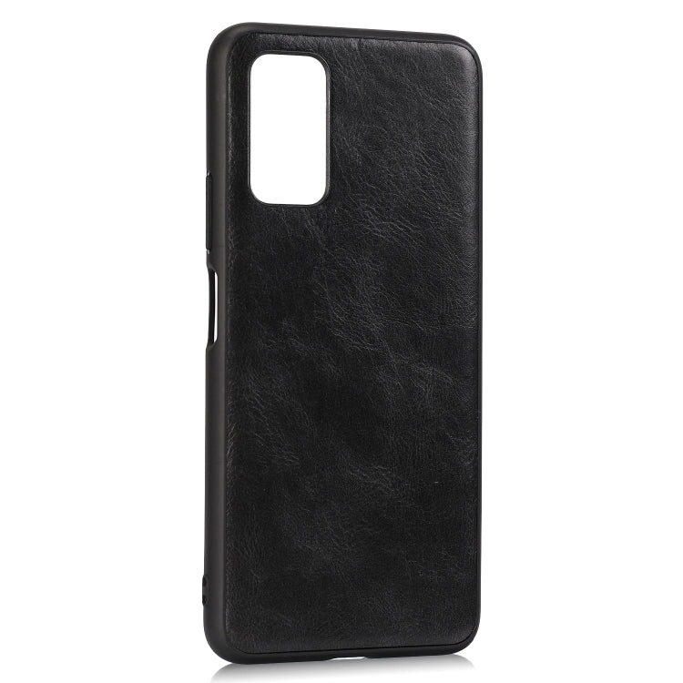 For Huawei Honor V30 Crazy Horse Textured Calfskin PU+PC+TPU Case