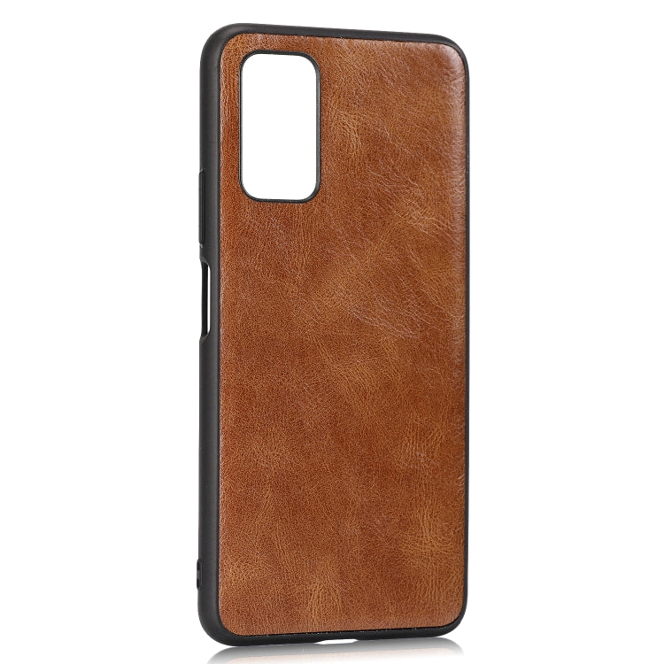 For Huawei Honor V30 Crazy Horse Textured Calfskin PU+PC+TPU Case