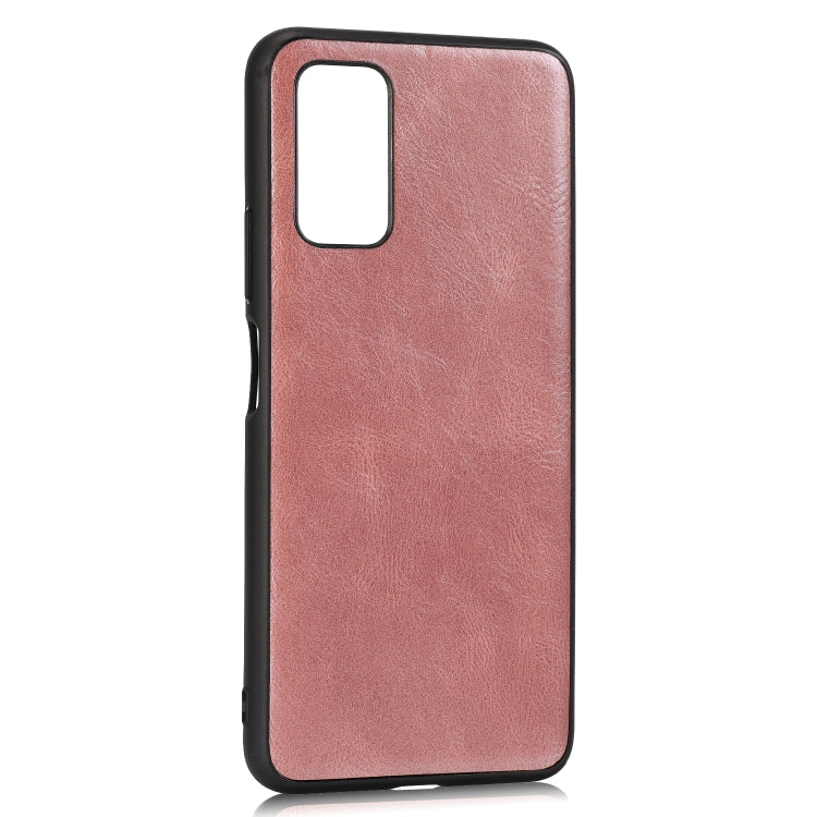 For Huawei Honor V30 Crazy Horse Textured Calfskin PU+PC+TPU Case