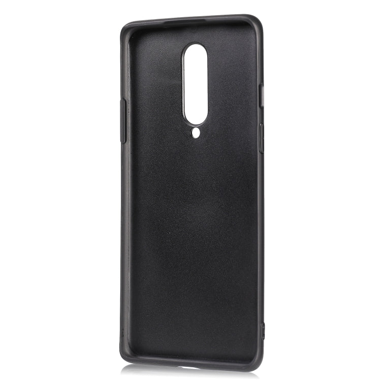 For OnePlus 8 Crazy Horse Textured Calfskin PU+PC+TPU Case