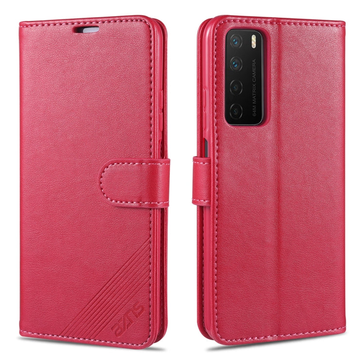 For Huawei Honor Play4 AZNS Sheepskin Texture Horizontal Flip Leather Case with Holder & Card Slots & Wallet
