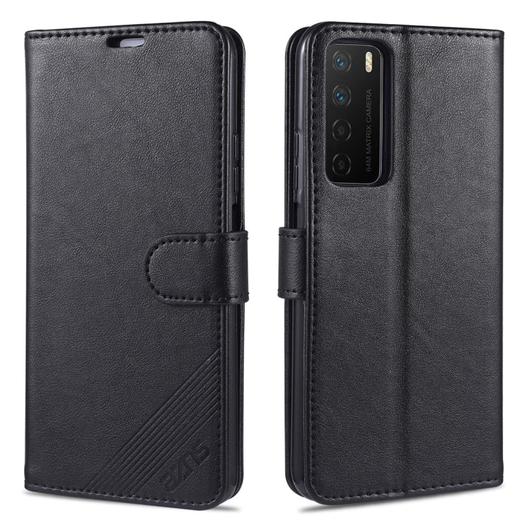 For Huawei Honor Play4 AZNS Sheepskin Texture Horizontal Flip Leather Case with Holder & Card Slots & Wallet
