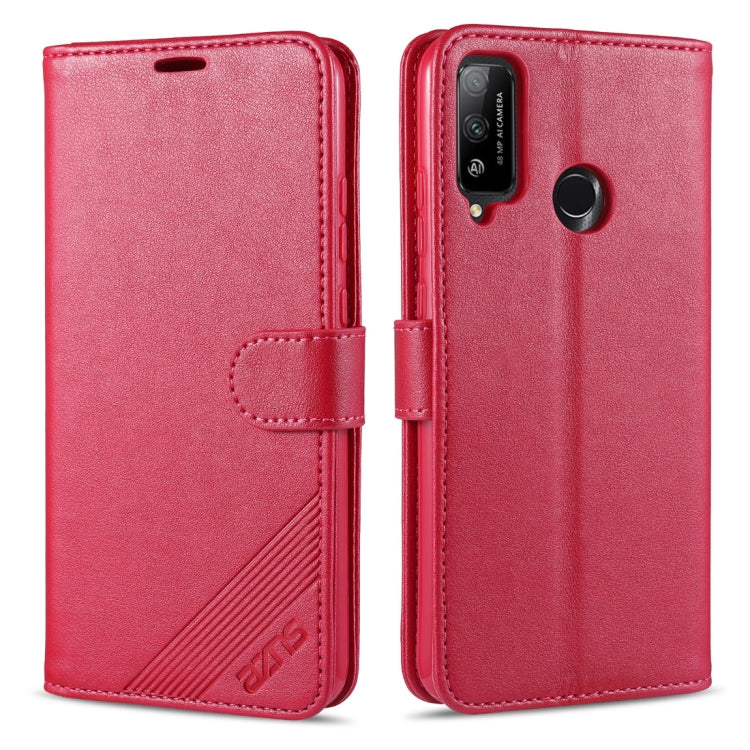 For Huawei Honor Play 4T AZNS Sheepskin Texture Horizontal Flip Leather Case with Holder & Card Slots & Wallet