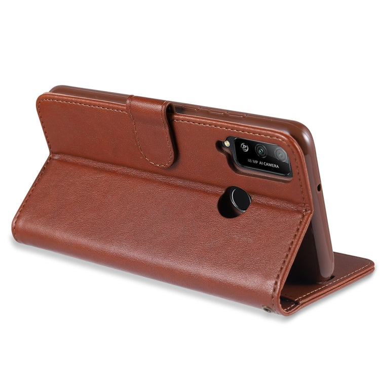 For Huawei Honor Play 4T AZNS Sheepskin Texture Horizontal Flip Leather Case with Holder & Card Slots & Wallet