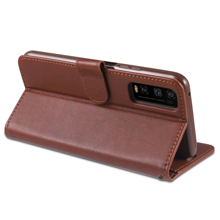 For Vivo Y70s / Y51s AZNS Sheepskin Texture Horizontal Flip Leather Case with Holder & Card Slots & Wallet