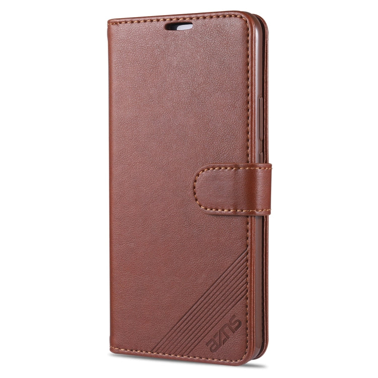 For Xiaomi Mi Note 10 Lite AZNS Sheepskin Texture Horizontal Flip Leather Case with Holder & Card Slots & Wallet