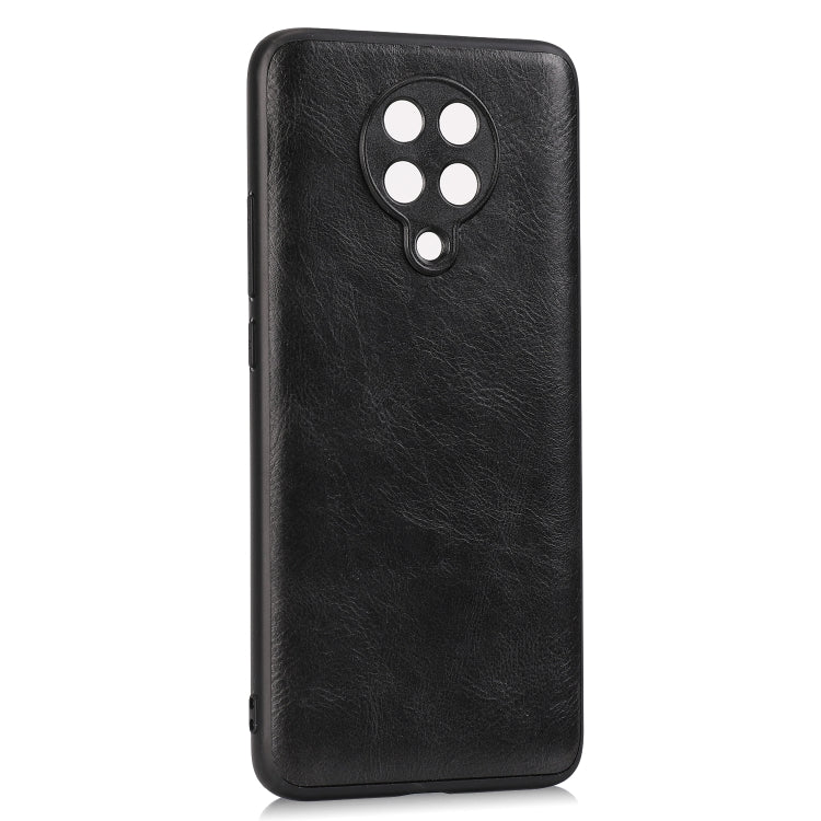 For Xiaomi Redmi K30 Pro Crazy Horse Textured Calfskin PU+PC+TPU Case