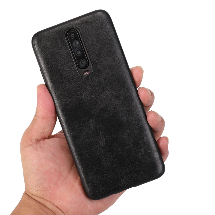 For Xiaomi Redmi K30 Pro Crazy Horse Textured Calfskin PU+PC+TPU Case