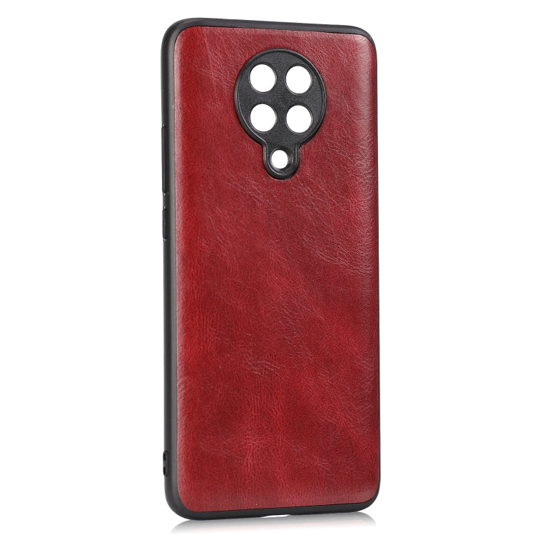 For Xiaomi Redmi K30 Pro Crazy Horse Textured Calfskin PU+PC+TPU Case