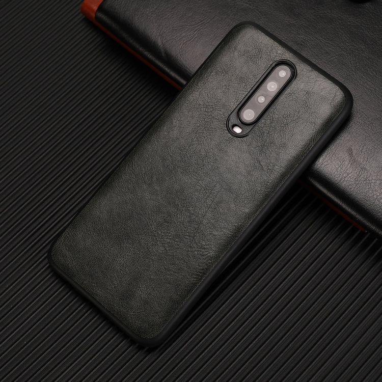 For Xiaomi Redmi K30 Pro Crazy Horse Textured Calfskin PU+PC+TPU Case