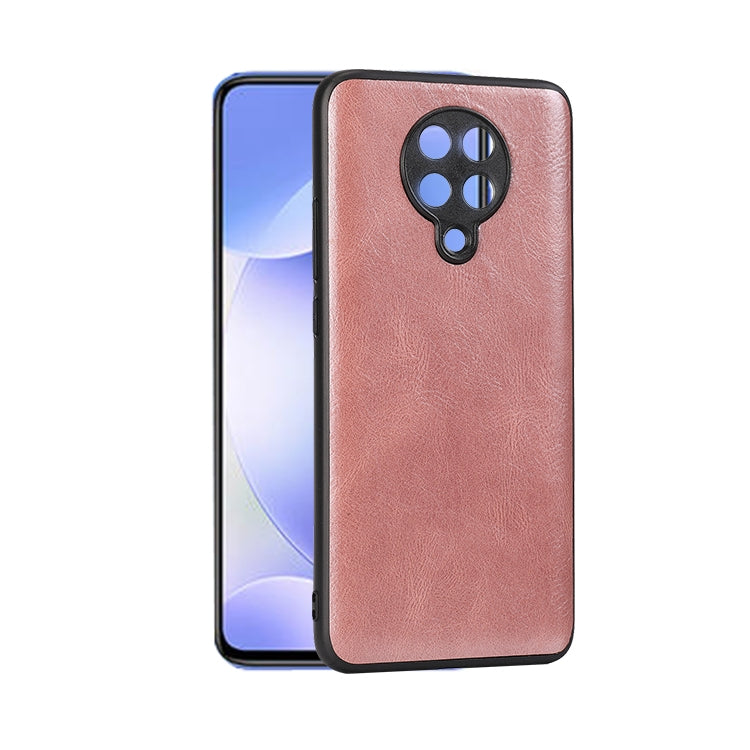 For Xiaomi Redmi K30 Pro Crazy Horse Textured Calfskin PU+PC+TPU Case