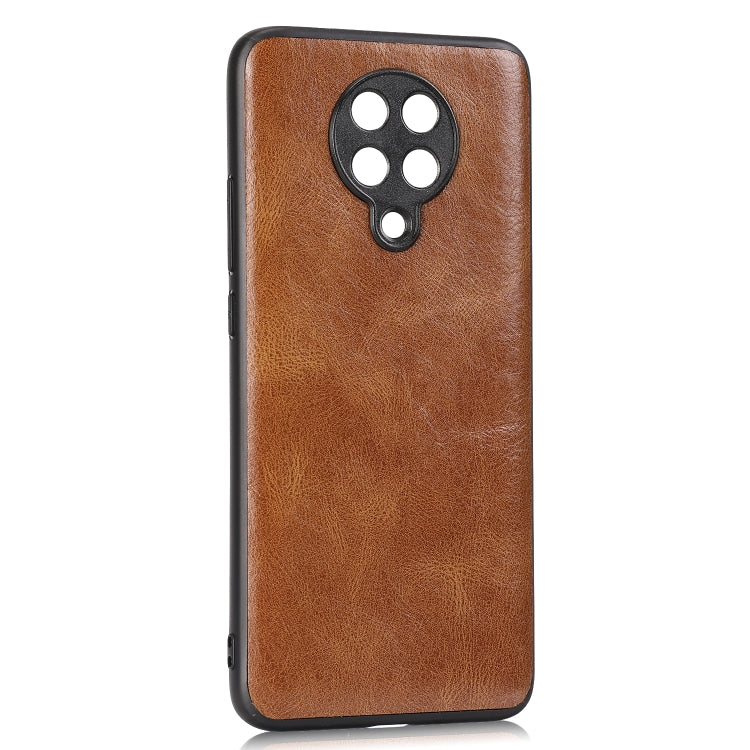 For Xiaomi Redmi K30 Pro Crazy Horse Textured Calfskin PU+PC+TPU Case