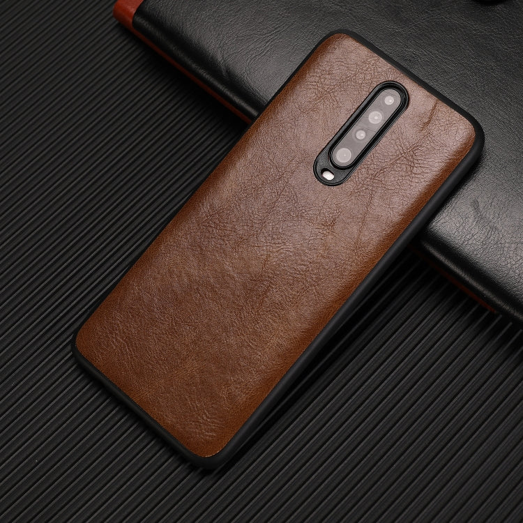 For Xiaomi Redmi K30 Pro Crazy Horse Textured Calfskin PU+PC+TPU Case