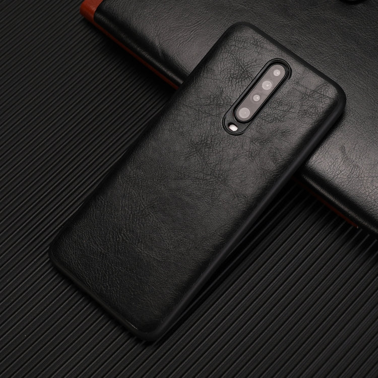 For Xiaomi Redmi K30 Crazy Horse Textured Calfskin PU+PC+TPU Case