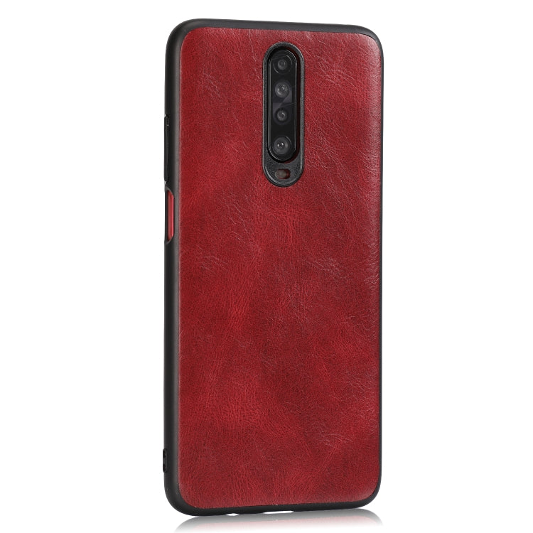 For Xiaomi Redmi K30 Crazy Horse Textured Calfskin PU+PC+TPU Case