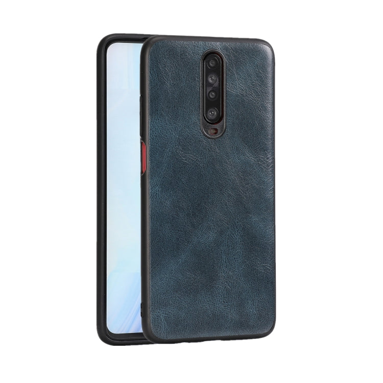 For Xiaomi Redmi K30 Crazy Horse Textured Calfskin PU+PC+TPU Case