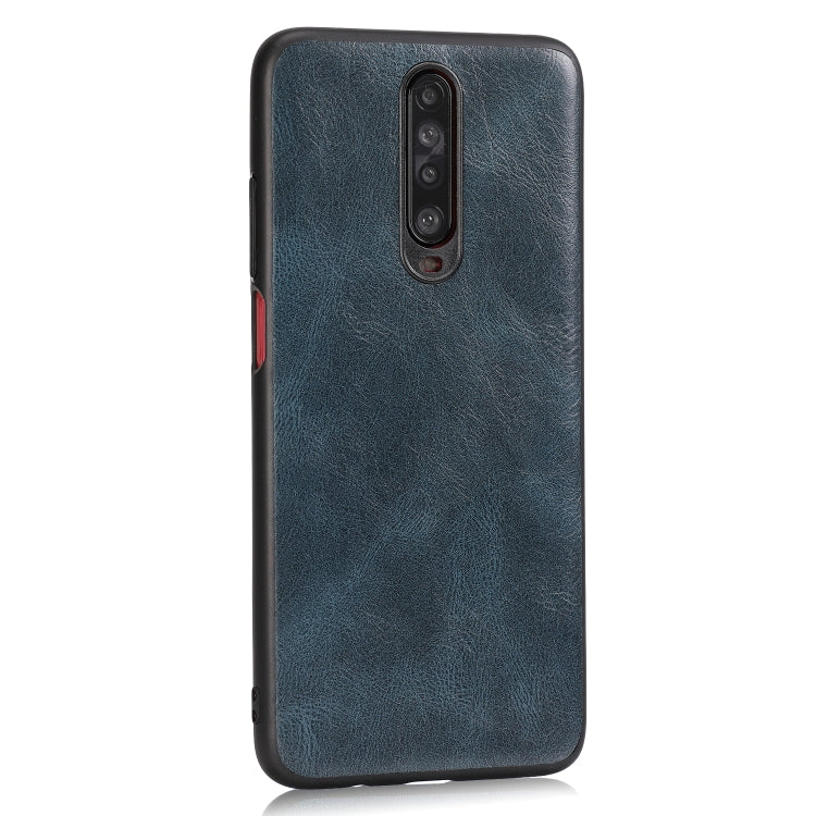 For Xiaomi Redmi K30 Crazy Horse Textured Calfskin PU+PC+TPU Case