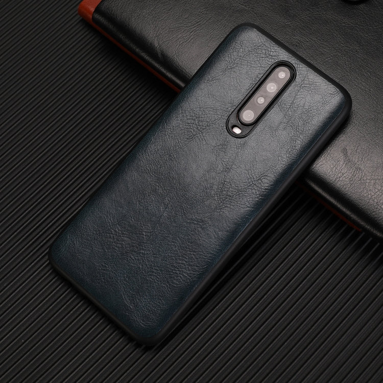 For Xiaomi Redmi K30 Crazy Horse Textured Calfskin PU+PC+TPU Case