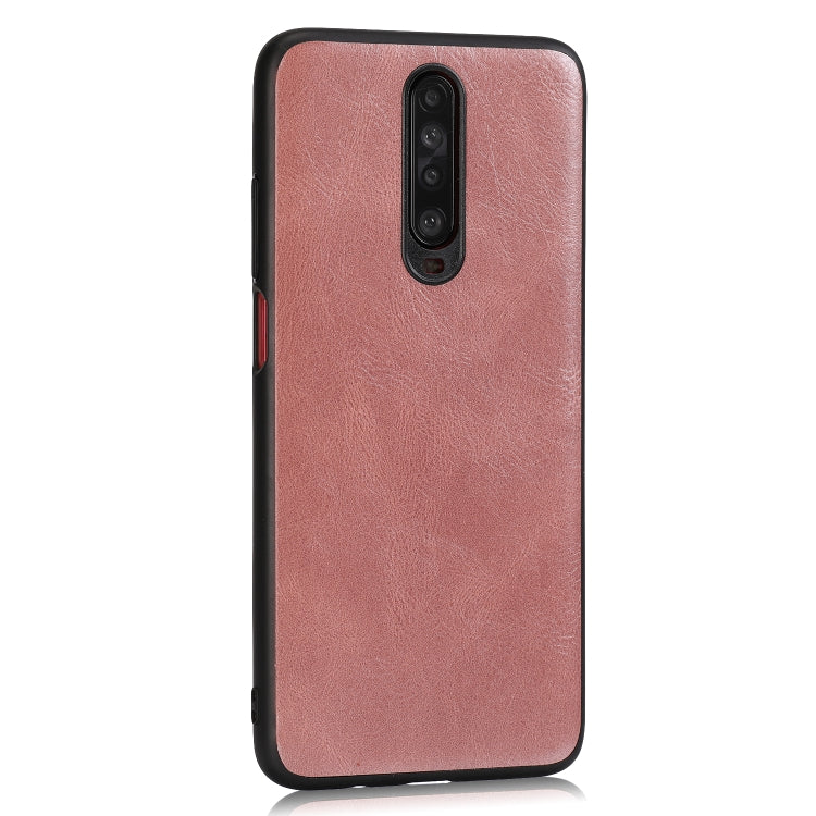 For Xiaomi Redmi K30 Crazy Horse Textured Calfskin PU+PC+TPU Case