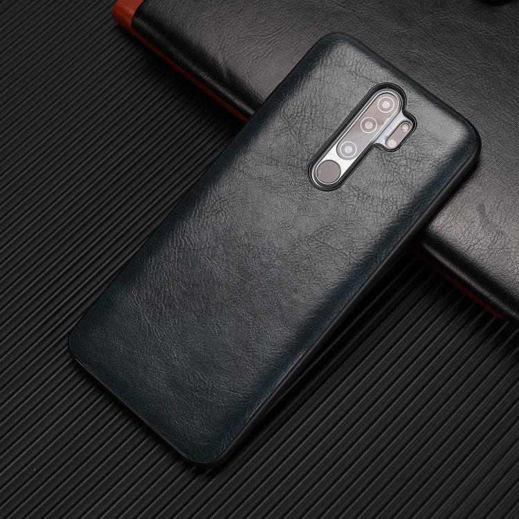 For Xiaomi Redmi Note 8 Crazy Horse Textured Calfskin PU+PC+TPU Case