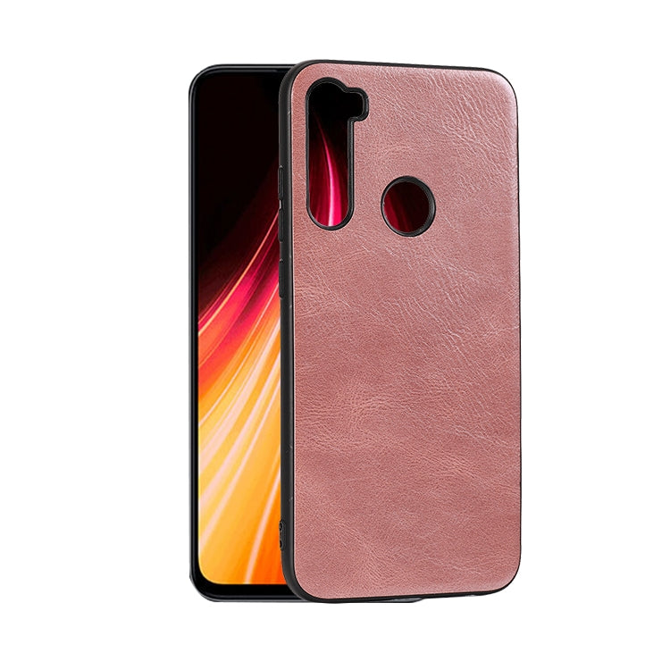 For Xiaomi Redmi Note 8 Crazy Horse Textured Calfskin PU+PC+TPU Case