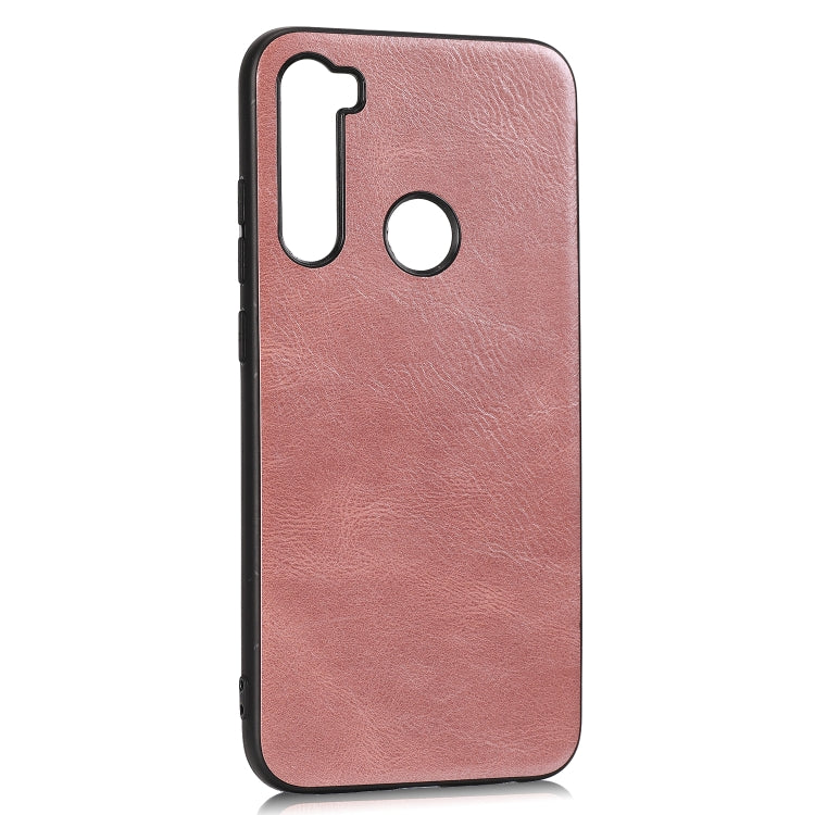 For Xiaomi Redmi Note 8 Crazy Horse Textured Calfskin PU+PC+TPU Case
