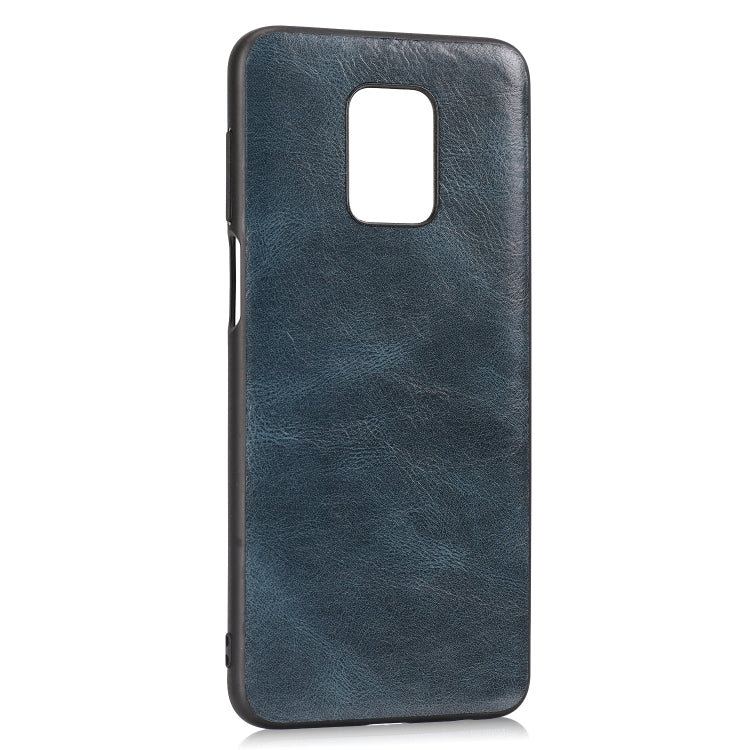 For Xiaomi Redmi Note 9 Pro Crazy Horse Textured Calfskin PU+PC+TPU Case