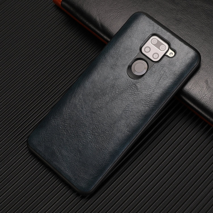 For Xiaomi Redmi Note 9 Pro Crazy Horse Textured Calfskin PU+PC+TPU Case