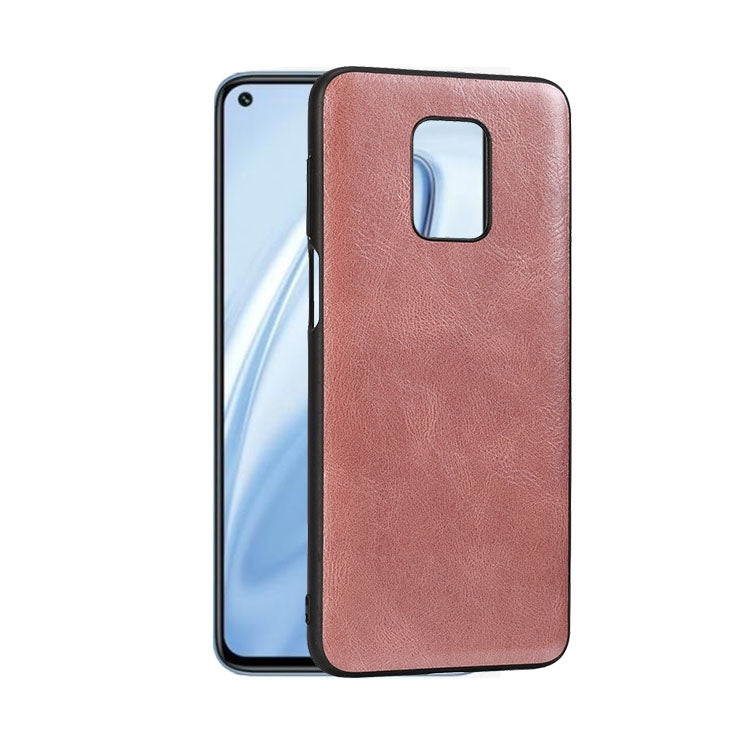 For Xiaomi Redmi Note 9 Pro Crazy Horse Textured Calfskin PU+PC+TPU Case