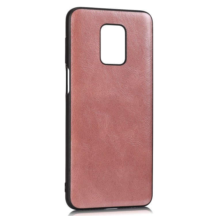 For Xiaomi Redmi Note 9 Pro Crazy Horse Textured Calfskin PU+PC+TPU Case