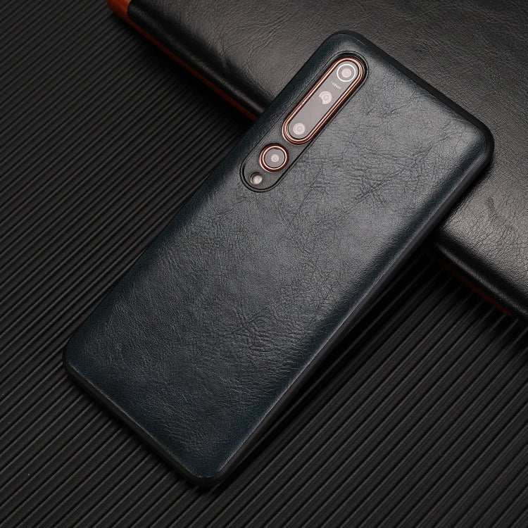 For Xiaomi 10 Lite Crazy Horse Textured Calfskin PU+PC+TPU Case