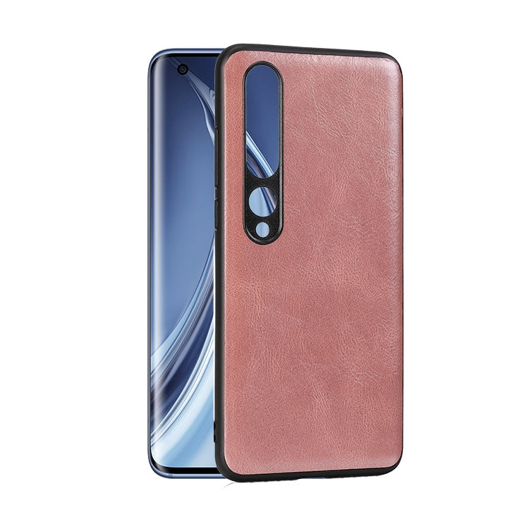 For Xiaomi 10 Pro 5G Crazy Horse Textured Calfskin PU+PC+TPU Case