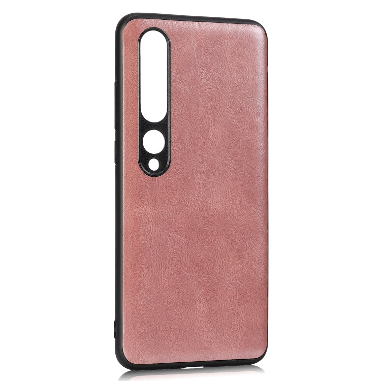 For Xiaomi 10 Pro 5G Crazy Horse Textured Calfskin PU+PC+TPU Case