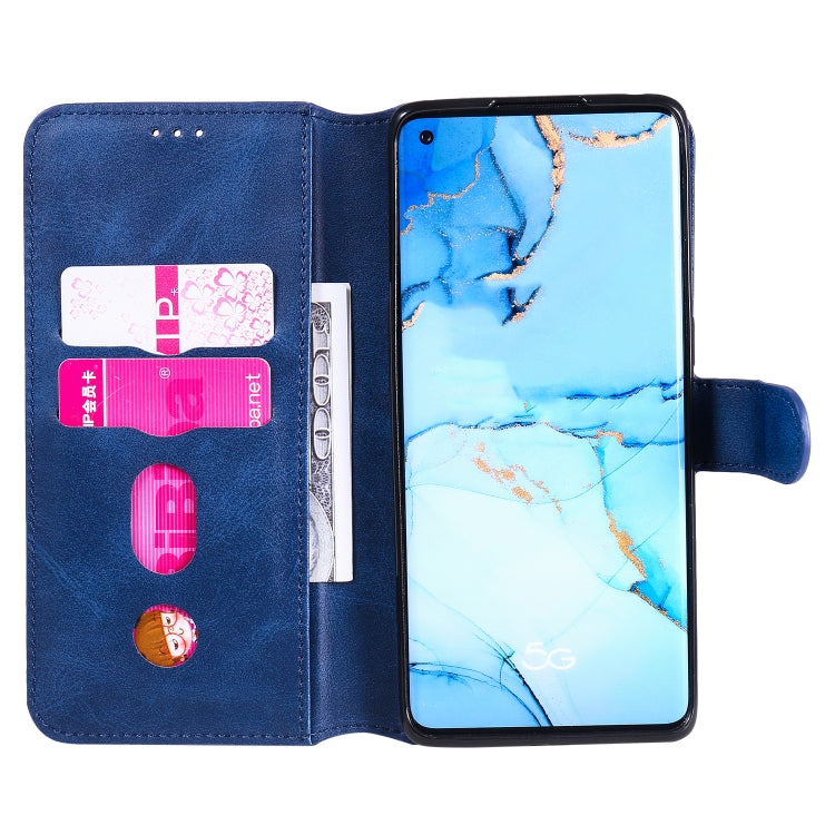 For OPPO Reno3 Pro 5G / Find X2 Neo Classic Calf Texture PU + TPU Horizontal Flip Leather Case, with Holder & Card Slots & Wallet