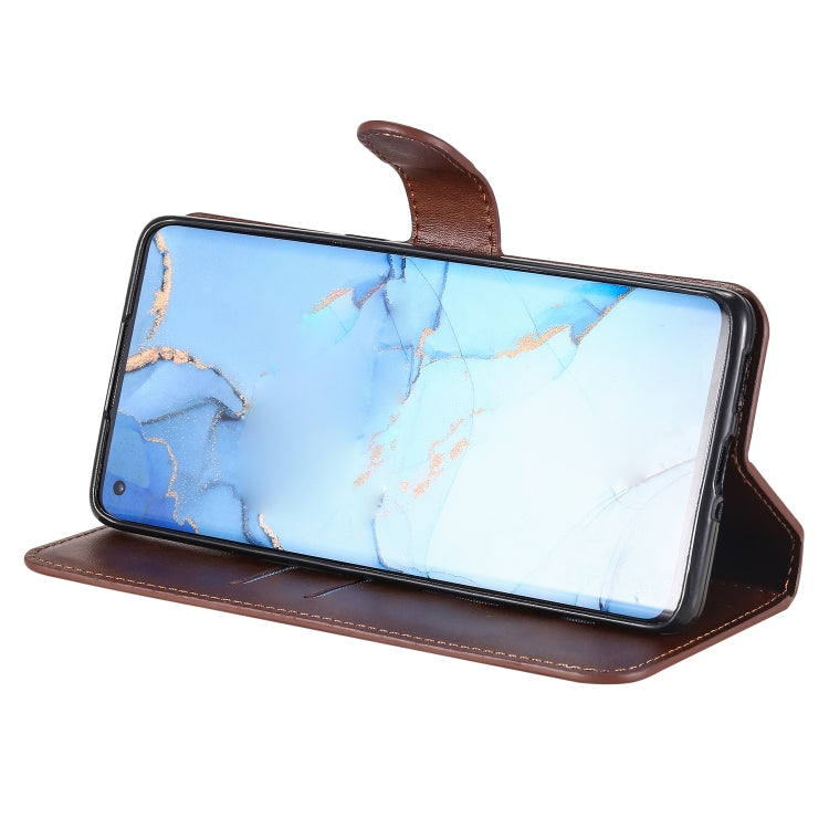 For OPPO Reno3 Pro 5G / Find X2 Neo Classic Calf Texture PU + TPU Horizontal Flip Leather Case, with Holder & Card Slots & Wallet