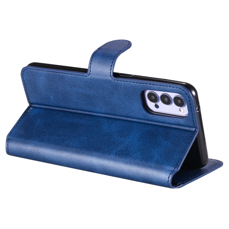 For OPPO Reno4 5G Classic Calf Texture PU + TPU Horizontal Flip Leather Case, with Holder & Card Slots & Wallet