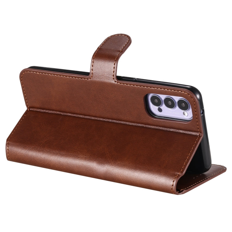 For OPPO Reno4 5G Classic Calf Texture PU + TPU Horizontal Flip Leather Case, with Holder & Card Slots & Wallet