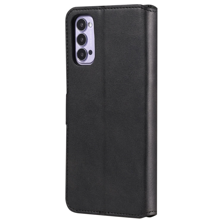 For OPPO Reno4 5G Classic Calf Texture PU + TPU Horizontal Flip Leather Case, with Holder & Card Slots & Wallet