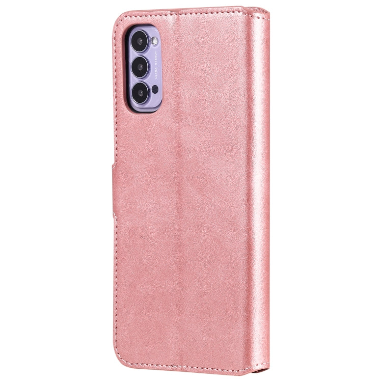 For OPPO Reno4 5G Classic Calf Texture PU + TPU Horizontal Flip Leather Case, with Holder & Card Slots & Wallet