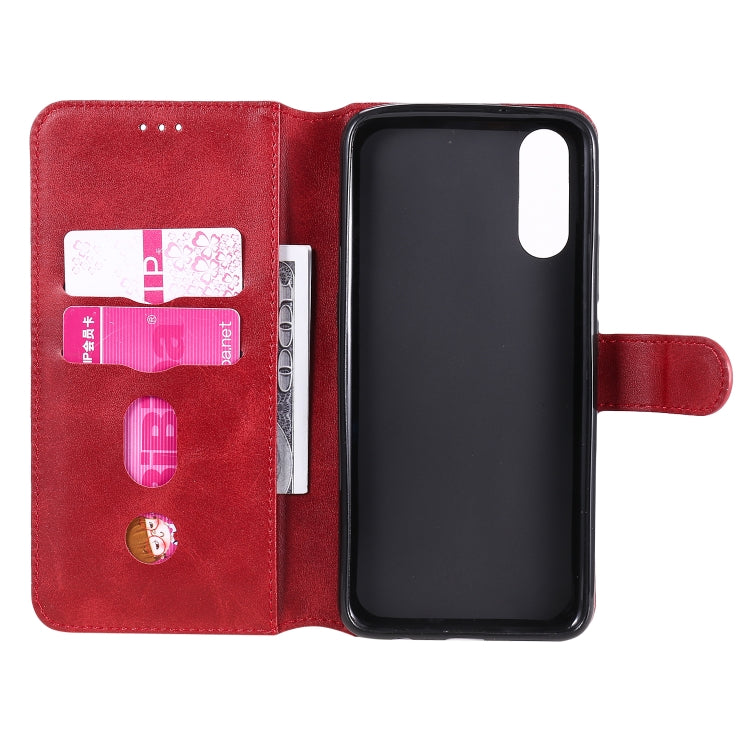 For Vivo Y7s / S1 Classic Calf Texture PU + TPU Horizontal Flip Leather Case, with Holder & Card Slots & Wallet