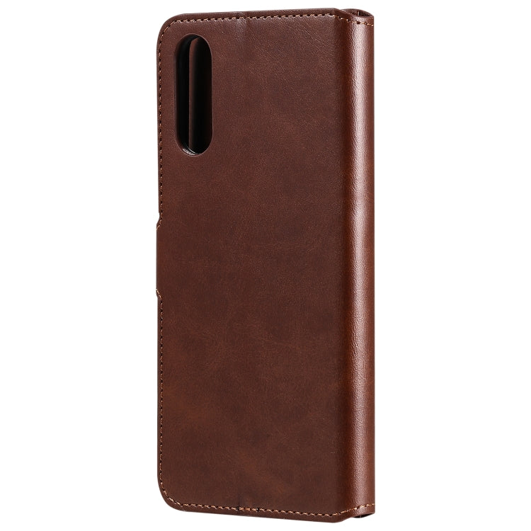 For Vivo Y7s / S1 Classic Calf Texture PU + TPU Horizontal Flip Leather Case, with Holder & Card Slots & Wallet