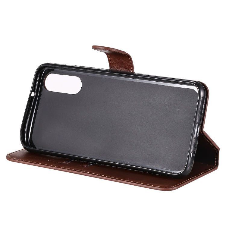 For Vivo Y7s / S1 Classic Calf Texture PU + TPU Horizontal Flip Leather Case, with Holder & Card Slots & Wallet