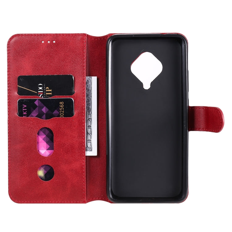 For Vivo Y9s / S1 Pro Classic Calf Texture PU + TPU Horizontal Flip Leather Case, with Holder & Card Slots & Wallet