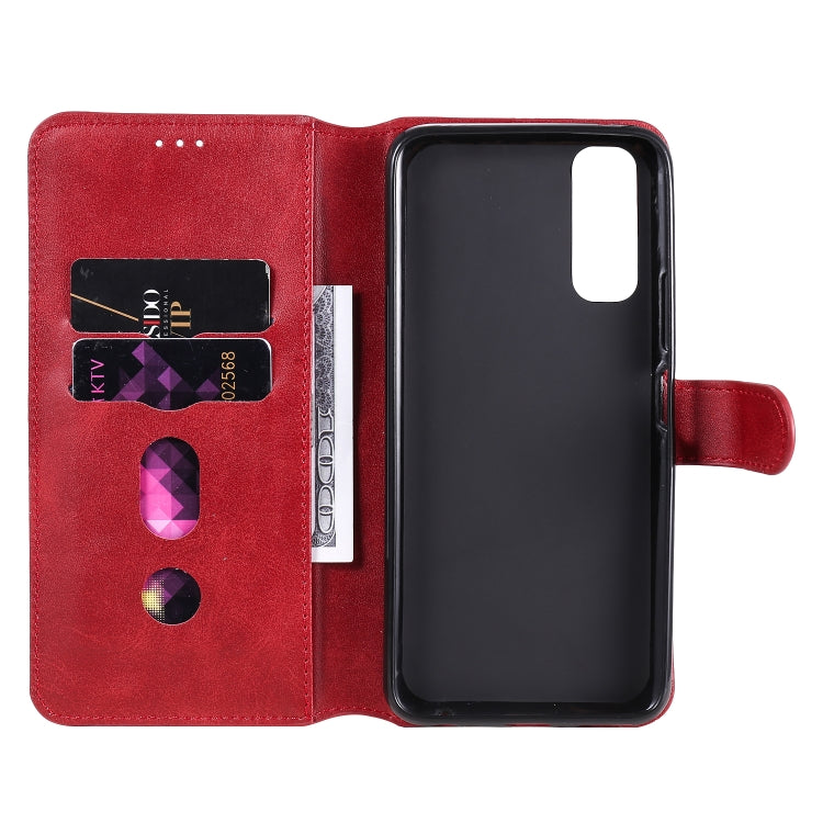 For Vivo Y70s Classic Calf Texture PU + TPU Horizontal Flip Leather Case, with Holder & Card Slots & Wallet