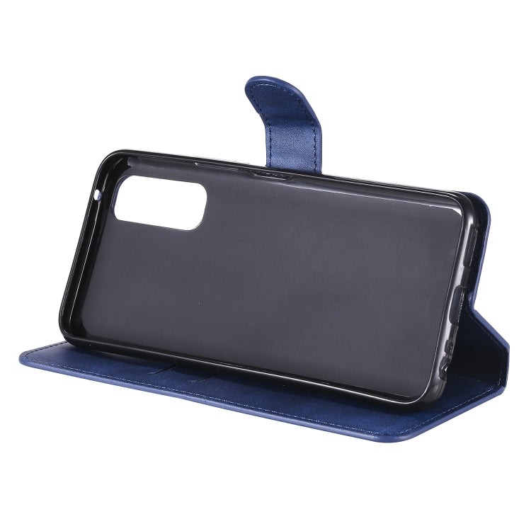 For Vivo Y70s Classic Calf Texture PU + TPU Horizontal Flip Leather Case, with Holder & Card Slots & Wallet